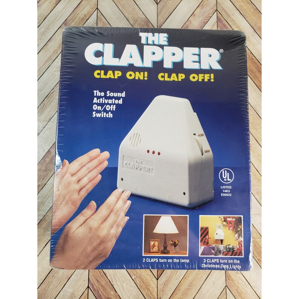 Vintage 1998 The Clapper Clap On Clap Off Sound Activated On Off Switch